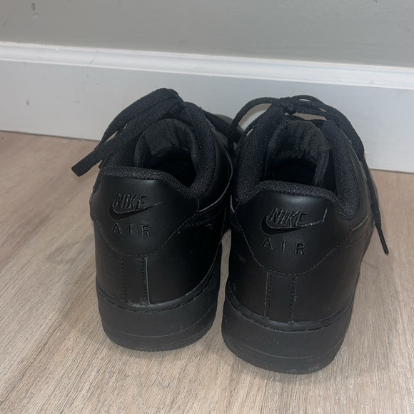 Nike Shoes Mens 12 Air Force 1 Shoes Black AF1 - Picture 3 of 10